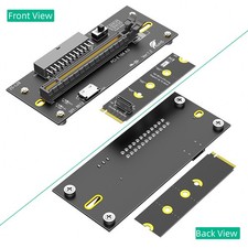 PCIe 4.0 x16 to M.2 NVMe Adapter Card with 24Pin ATX Power, for 2280 SSD picture