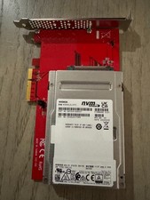 Kioxia CD6-R 15.36TB U.3 NVMe SSD KCD6XLUL15T3 35 Hrs 0% Wear Tested picture