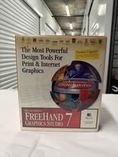 Macromedia FreeHand Graphics Studio 7 Mac Upgrade 1996 Factory Sealed picture