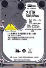 WD20NMVW-11W68S0 dcm: HBCVJHKB s/n: WX91C4 2TB Thailand JUN/ 2012 USB 3.0 A20-20 picture