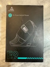 SOLAKAKA E9 Vertical MMO Gaming Mouse, Tri-Mode, 10 Side Buttons - Black picture