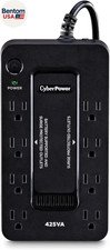 Cyberpower ST425 Standby UPS Battery Backup and Surge Protector, 425VA/260W, 8 O picture