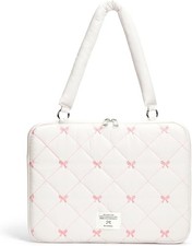 Cute Bow Laptop Case Coquette 13-15 Inch Puffy Laptop Sleeve Accessories Aesthet picture