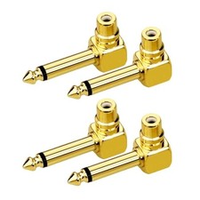 Audio Adapter 90 Angle to 1/4