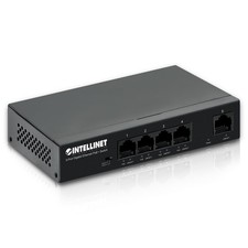 Intellinet 5-Port Gigabit Ethernet PoE+ Switch, 40W PoE Budget, Unmanaged picture