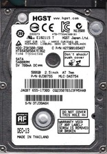 FOR DATA RECOVERY HTS545050A7E362 0J38755 DA5754 655-1730D 2.5 BAD SECTOR 7421 picture