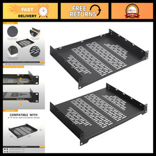 2 PCS 12” Vented Rack Shelves for 19
