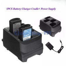 5PCS 4-Slot New Battery Cradle with Power Supply for Zebra MC3200 MC3300 series picture