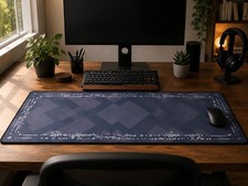 Gaming Mouse Pad Choose Design Safari Tribal ePBT Ivory Deskmat 35.43