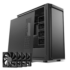 DARKROCK Classico Max Storage Master E-ATX Computer Case with 4x120mm Black Fan, picture
