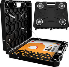 Portable Magnetic Workstation Case, Heavy-Duty Laptop Stand & Tool Organizer, Ha picture