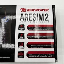 BLACK - IBUYPOWER ARES M2 RGB BACKLIT USB WIRED GAMING KEYBOARD picture
