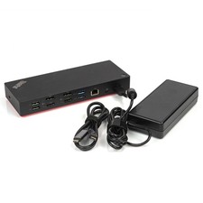 Lenovo 40AF ThinkPad Hybrid USB-C USB-A Laptop Docking Station 40AF0135US w/ AC picture