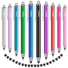 MEKO Stylus Pens for Touchscreens, 10 Pack Rubber Stylists Pens picture
