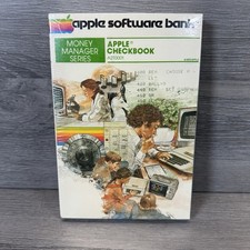 Apple Checkbook Cassette Software NOS Factory Sealed Shrink Wrap Vintage A2T0001 picture