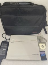 Toshiba T2000SXe Vintage Computer Laptop w/ Power Supply, Bag, Mouse (For Parts) picture