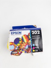 Genuine Epson 202 Color Ink 3 Pack Cyan-Magenta-Yellow  Cartridges Exp 06/2028 picture