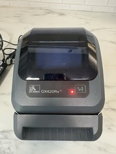 Zebra GX420Rx Postal Label Thermal Printer USB Ethernet Auto Cutter picture
