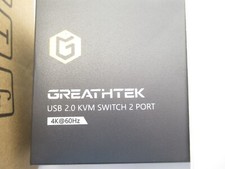 GREATHTEK KVM Switch HDMI Dual Monitor 2 Port, 4 USB 2.0 GHT-S7212H2-U2 picture