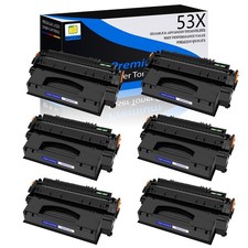 6PK Q7553X 53X Toner Cartridge Fit for HP LaserJet  P2015dn P2015x M2727nfs MFP picture