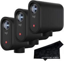 Logitech - Mevo Start Live Streaming Camera 3-Pack HD Action Camera - Black picture