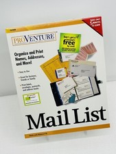 Pro Venture Mail List CD-ROM Windows 95 NIB 1998 picture
