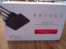 Brydge Stone Lite USB-C Type-C Hub HDMI 2.0 1:2 MST Portable Black picture