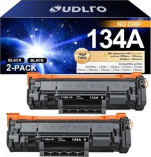 (No Chip) 134A Toner Cartridge Replacement for HP 134A Black Toner Cartridge W13 picture
