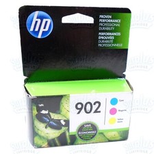 3pk Genuine HP 902 Colors OfficeJet 6968 6978 6970-Retail Box picture