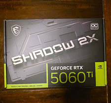 MSI NVIDIA GeForce RTX 5060 Ti Shadow 2X OC 16GB GDDR7 Graphics Card (see desc.) picture