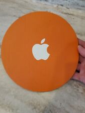Vintage Apple Computer Orange Foam Mouse Pad Circular Think Different Era picture