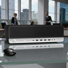 HP EliteDesk Intel 6-Core i5 32GB RAM 1TB (2x 512GB NVMe) WiFi HDMI Windows 11 picture