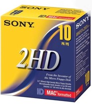 Sony 100MFD-2HD 1.44MB Double Sided Micro Floppy Diskettes (Pack of 25) picture