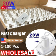 20W PD USB-C Power Adapter Fast Wall Charger For iPhone 15 14 13 12 11 XR 8  Lot picture