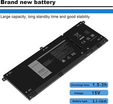 53Wh Laptop Battery 3360mAh H5CKD For Dell Inspiron 5406 7405 7306 7506 2-in-1 picture