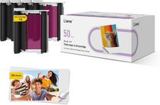 Liene Pearl N200 Pro Portable Photo Printer Photo Paper 50 Sheets & 5 Cartridges picture