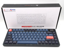 Ajazz AK832 Pro Bluetooth/Wireless/Wired Low Profile Blue Switch Keyboard Mac/PC picture