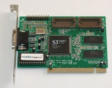 S3 Trio64V+ 86C765 PCI VGA card for early Pentium vintage computer picture