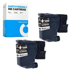 2-Pack OSI Compatible LC504XLBK Ink Cartridges fits Brother MFC-J1365DW picture