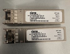 Lot Of 2 Ciena XCVR-B00G85 1.25G 850nm DDM SFP OPT-ISC transceivers picture
