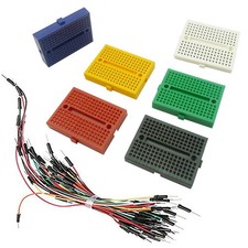 6PCS 170 Tie Points Mini Breadboard Kit, SYB-170 Solderless Prototype Kit... picture