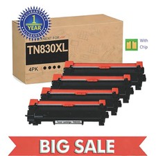 4PK TN830 XL Toner Compatible for Brother 830 DCP-L2640DW HL-L2460DW MFC-L2820DW picture