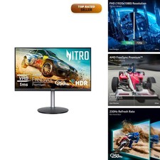Acer Nitro 24.5in FHD 1920x1080 250Hz Gaming Monitor XFA253Q Zbiipr picture