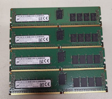 4x Micron 16GB 2Rx8 PC4-2400T-RE1-11 ECC REG Server Memory MTA18ASF2G72PDZ-2G3B1 picture