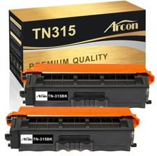 2PK Black TN315 Toner Compatible With Brother HL-4570cdw HL-4150cdn MFC-9560cdw picture