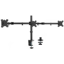 VIVO Triple Monitor Adjustable Mount Articulating Stand for 3 Screens up to 24