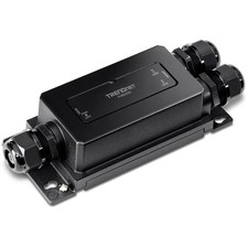 TRENDnet 2-Port Industrial Outdoor Gigabit PoE++ Extender, Hardened Black picture