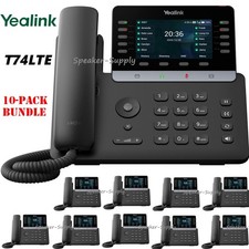 10 Pack Bundle Yealink SIP-T74LTE 4G Smart Desk Phone 1301232 T74LTE Linux 6.1 picture