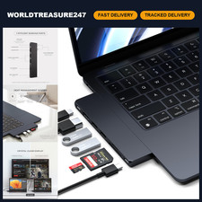 7-in-1 USB-C Hub Pro, 100W Fast Charging, 4K HDMI, USB4, Slim Design, Midnight picture