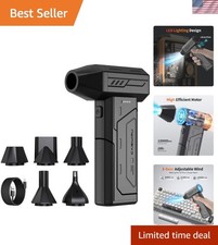 High-Speed 130000RPM Cordless Air Duster with 5 Nozzles for Ultimate Cleaning picture